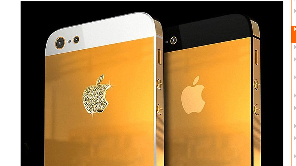 Den nya guldtäckta Iphone 5 kostar motsvarande 232 000 kronor styck. Dags att investera?